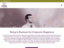 Tablet Screenshot of beinginbusiness.com